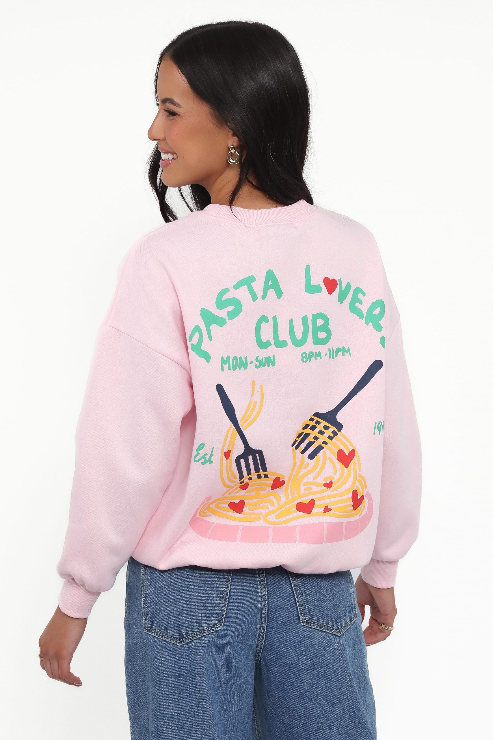 Pasta Lovers Club Graphic Sweater